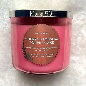 Bath & Body Works Cherry Blossom Pound Cake Candle